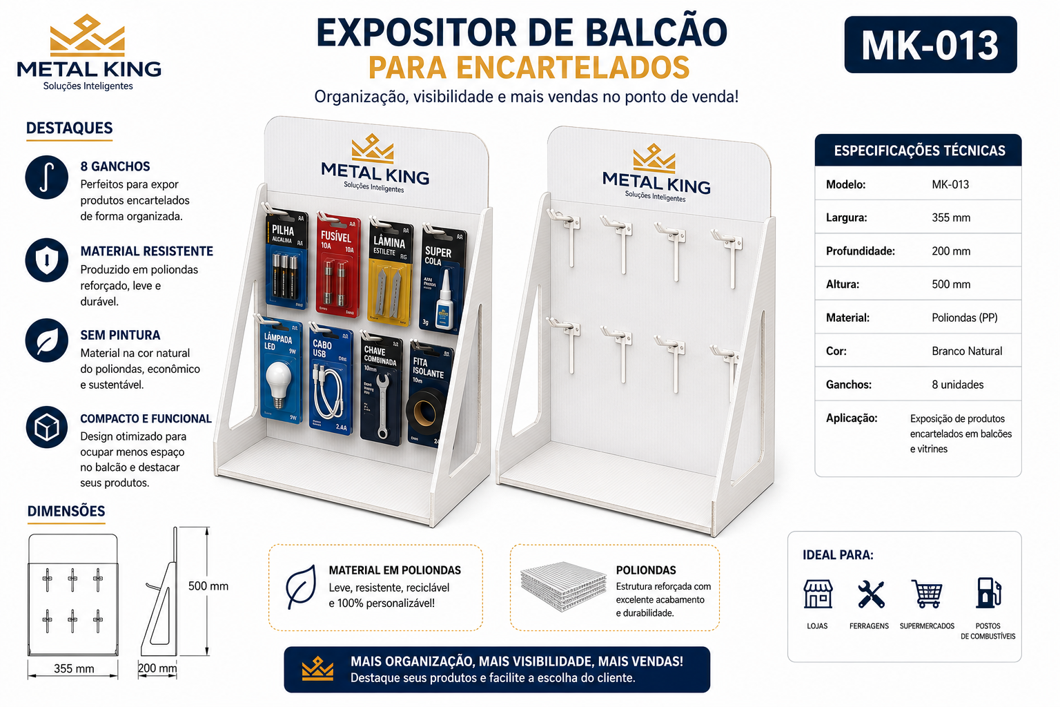 Ficha técnica MK13 — Metal King