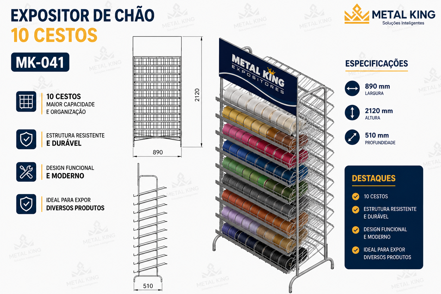 Ficha técnica MK41 — Metal King
